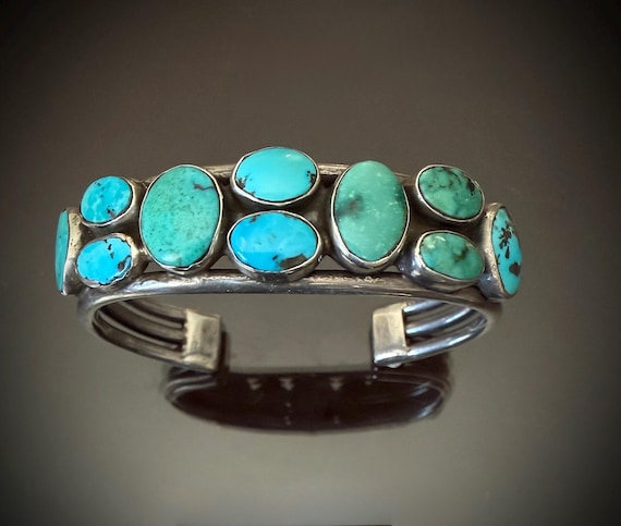 Navajo Multi Stone Turquoise Bracelet Size 6 5/8