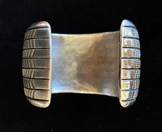 Cippy Cippy Crazyhorse Sterling Silver Wide Ingot Cuff Brac… - Gem