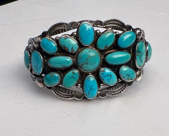 18 Stone Navajo Cluster Bracelet