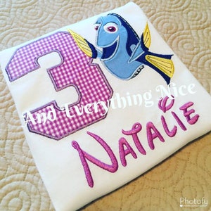 Blue Fish Birthday Shirt