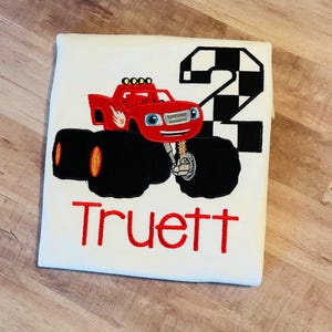 Red Big Wheel Birthday Shirt    Two design Options available