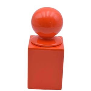 Sicart Pino Spagnolo orange storage jar middle size version