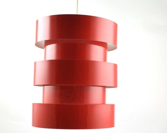 Fog and Morup Eiffel Danish pendant light, Danish mid century lamp from the early 1970s.