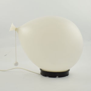 White yves christin medium designer balloon lamp from Bilumen