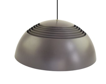 Arne Jacobsen AJ Royal ceiling light, for Scandinavian manufacturer Louis Poulsen, known as AJ Royal Pendant dark brown/antracite