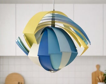 Lyfa Konkylie Pendant Lamp by Louis Weisdorf 1960s Danish Mid‑Century Modern Design