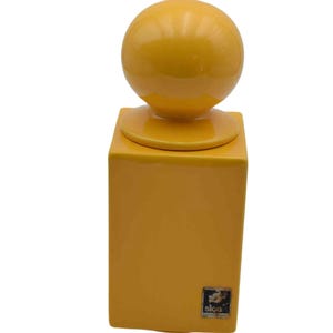 Sicart Pino Spagnolo yellow storage jar