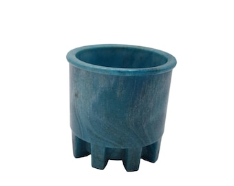 A.D. Copier rare blue Graniver flower pot 1930s