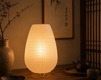 Wabi-Sabi Nordic LED Table Lamp, Minimalist Japanese Bedside Light, Modern Dining Room & Living Room Decor, Cozy Office Lighting