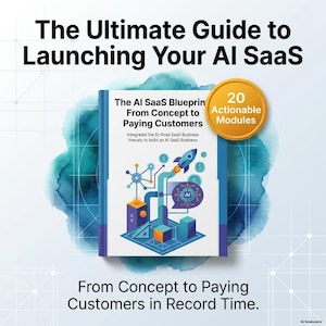 AI SaaS Business Blueprint Guide - Launch Profitable Software Startup with No Code Tools PDF