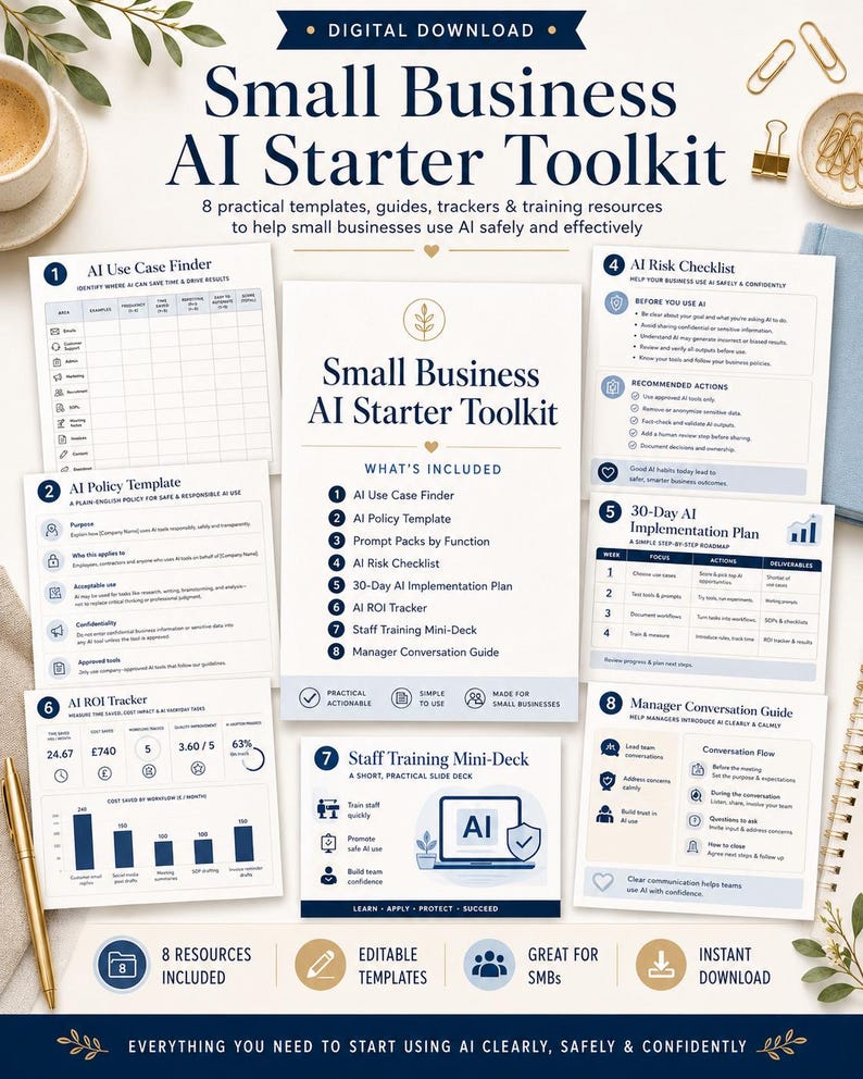 Small Business AI Starter Toolkit - Etsy