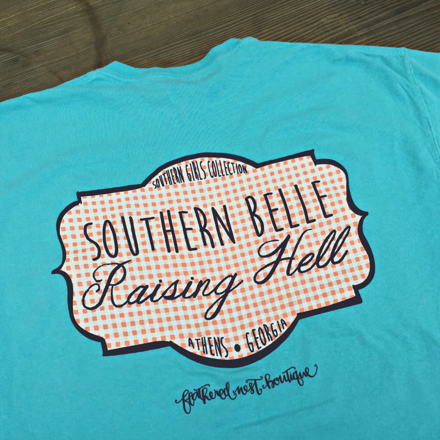 Southern Belle Monogram Shirt Monogram Comfort Colors Shirt