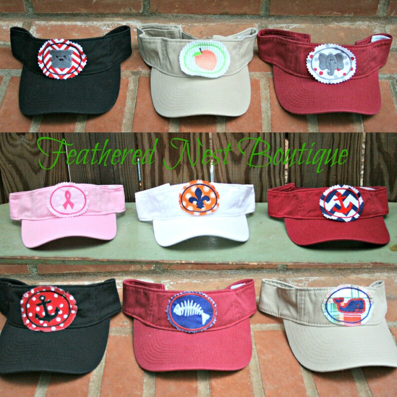 Custom Visor Embroidered Visor Golf Visor Tennis Visor Etsy