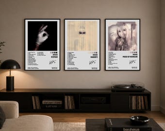 New Drake Album Poster Set | ICEMAN, HABIBTI, Maid Of Honour | 3 Each | Digital Download