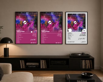LUV Is Rage Lil Uzi Vert Album Posters For Dorm/Bedroom | 3 Posters (Digital Download)