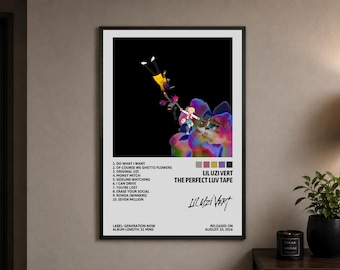 The Perfect LUV Tape Lil Uzi Vert Album Poster, Physical Matte Print, Dorm/Bedroom Decor