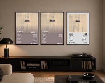 HABIBTI Drake Album Posters For Dorm/Bedroom | 3 Posters (Digital Download)