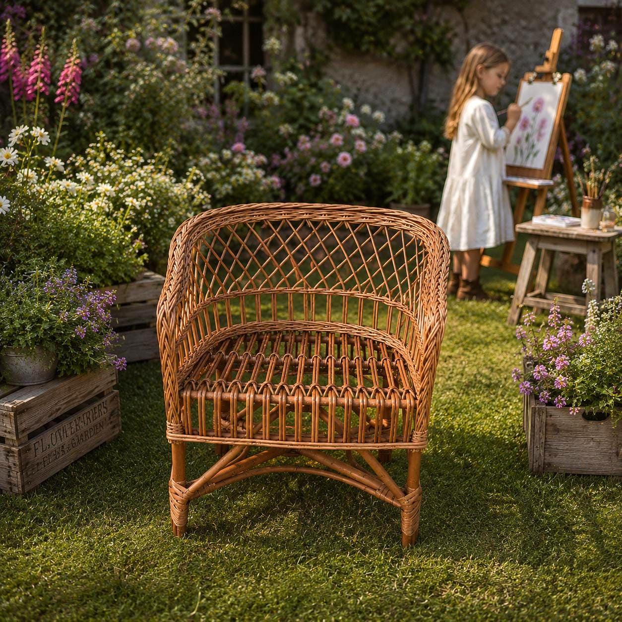 Bamboo Child Chair - Etsy
