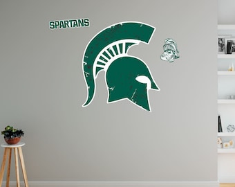 Msu Spartan Head Etsy Msu Spartan Head Etsy