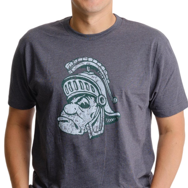 Michigan State University Camo T-Shirt – Unisex Hunter Green Adult Tee, Officially Licensed