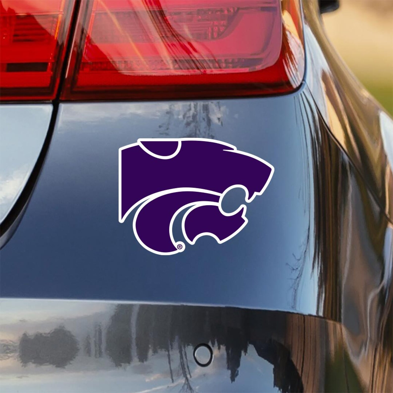 Kansas State University Wildcats Powercat Primary Logo Car Decal Laptop ...