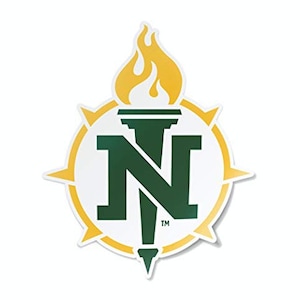 Northern Michigan Wildcats Block N & Torch Car Decal