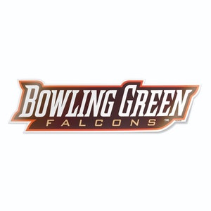 Bowling Green State University Wordmark Logo Car Decal Sticker
