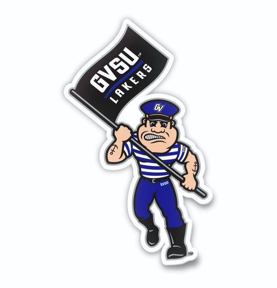 Grand Valley State University Lakers GV Car Decal Grand Valley State University Lakers GV Car Decal