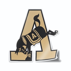 Army West Point Black Knights Kicking Mule Car Decal
