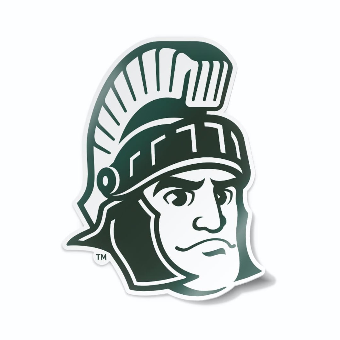 Sparty Head Sticker Michigan State Spartans Premium Heavy-duty Car
