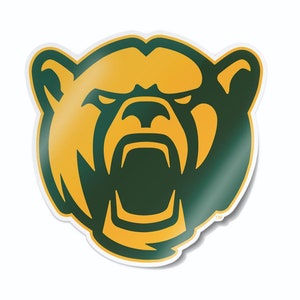 Baylor University Bears New Logo Vinyl Car Window Decal Bumper Sticker Laptop Graphic Emblem