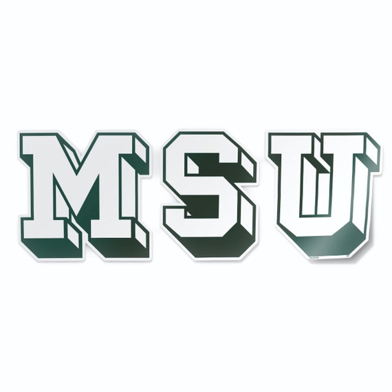 Michigan State Msu Block Letters Vintage Retro Logo Michigan Etsy Michigan State Msu Block Letters Vintage Retro Logo Michigan Etsy