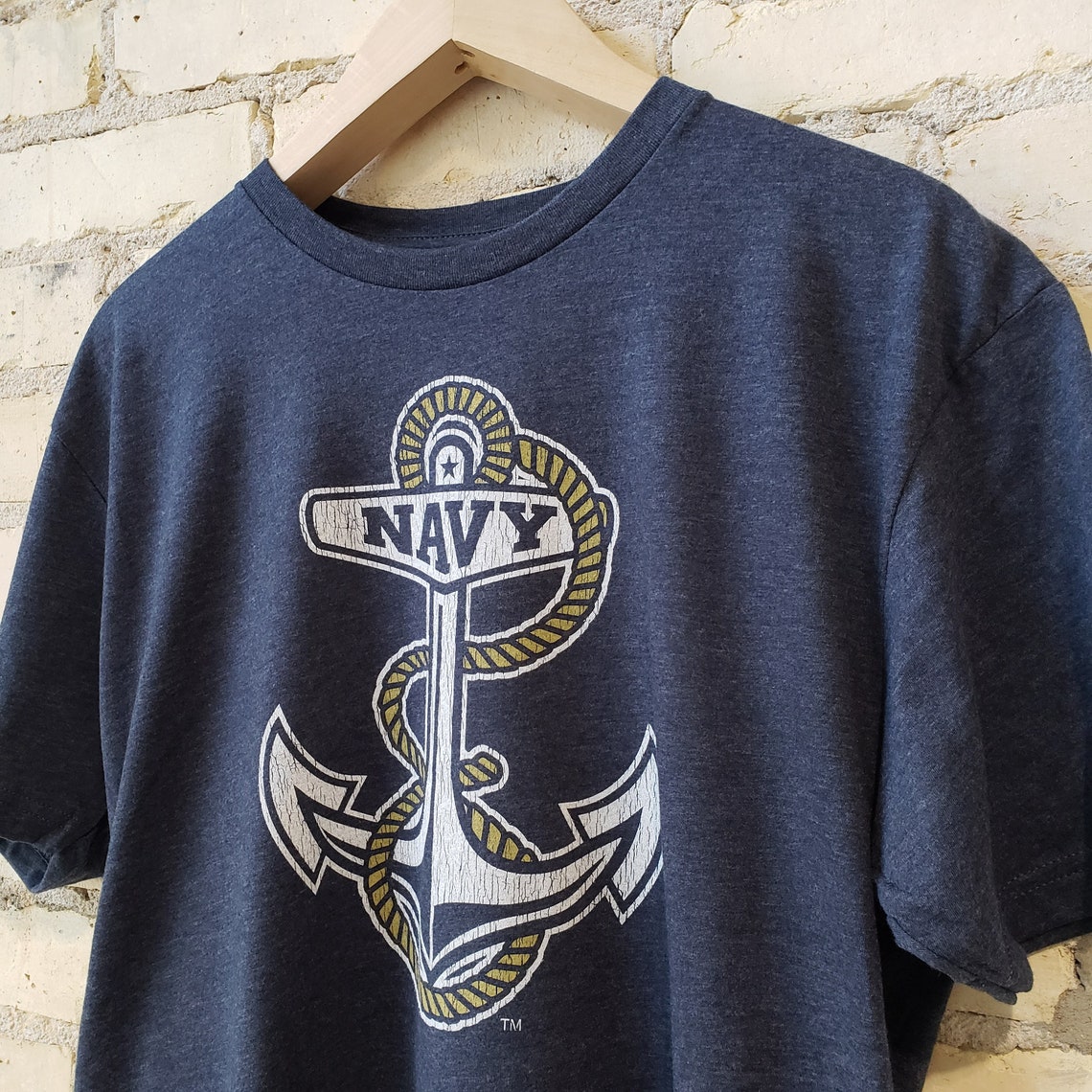 Navy Shirt US Naval Academy Anchor Logo Premium T-shirt Navy | Etsy