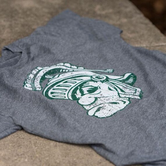 Newsmada Com Nudge Printing Michigan State University Gruff Sparty Long Sleeve Sweater Fan Shop Clothing