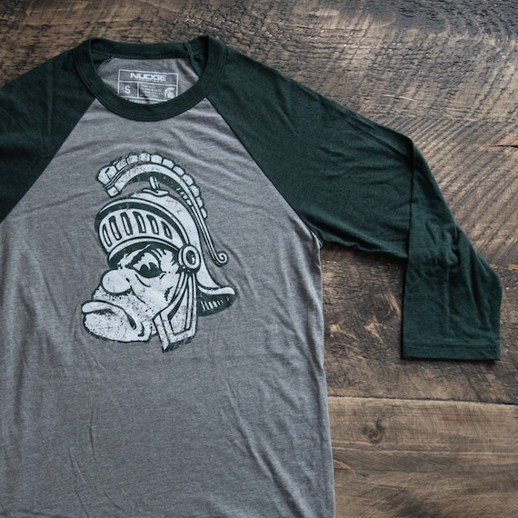 Nudge Printing Michigan State University Gruff Sparty Long Sleeve Sweater Sweaters Sports Outdoors Nudge Printing Michigan State University Gruff Sparty Long Sleeve Sweater Sweaters Sports Outdoors
