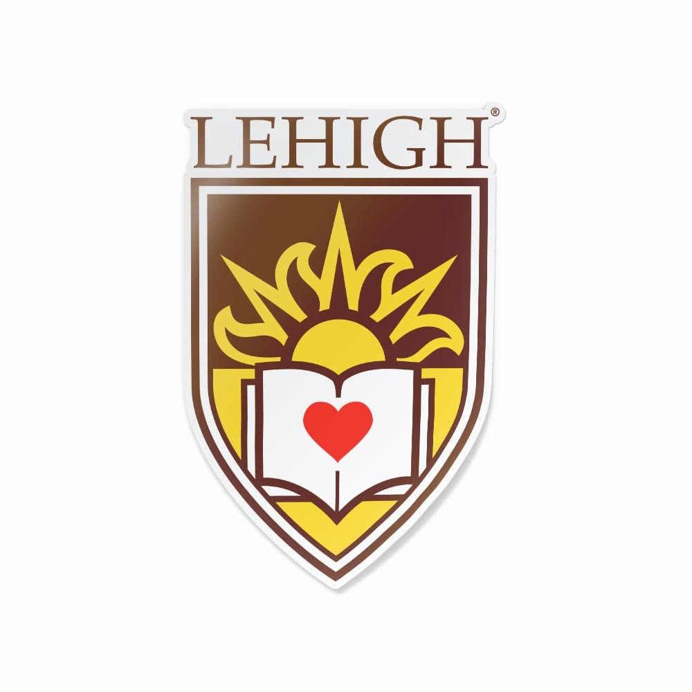 Lehigh University NCAA Sticker Decal Set – 4 Inch Vinyl Decals For Laptop, Car, Water Bottle