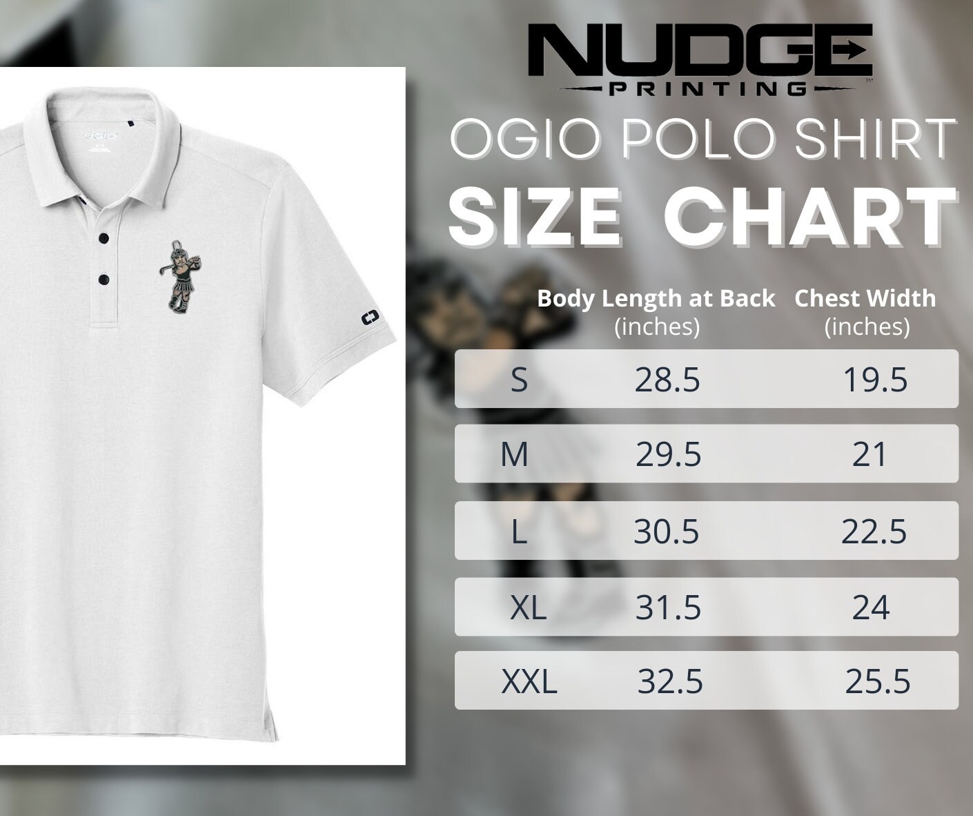 sparty golf polo