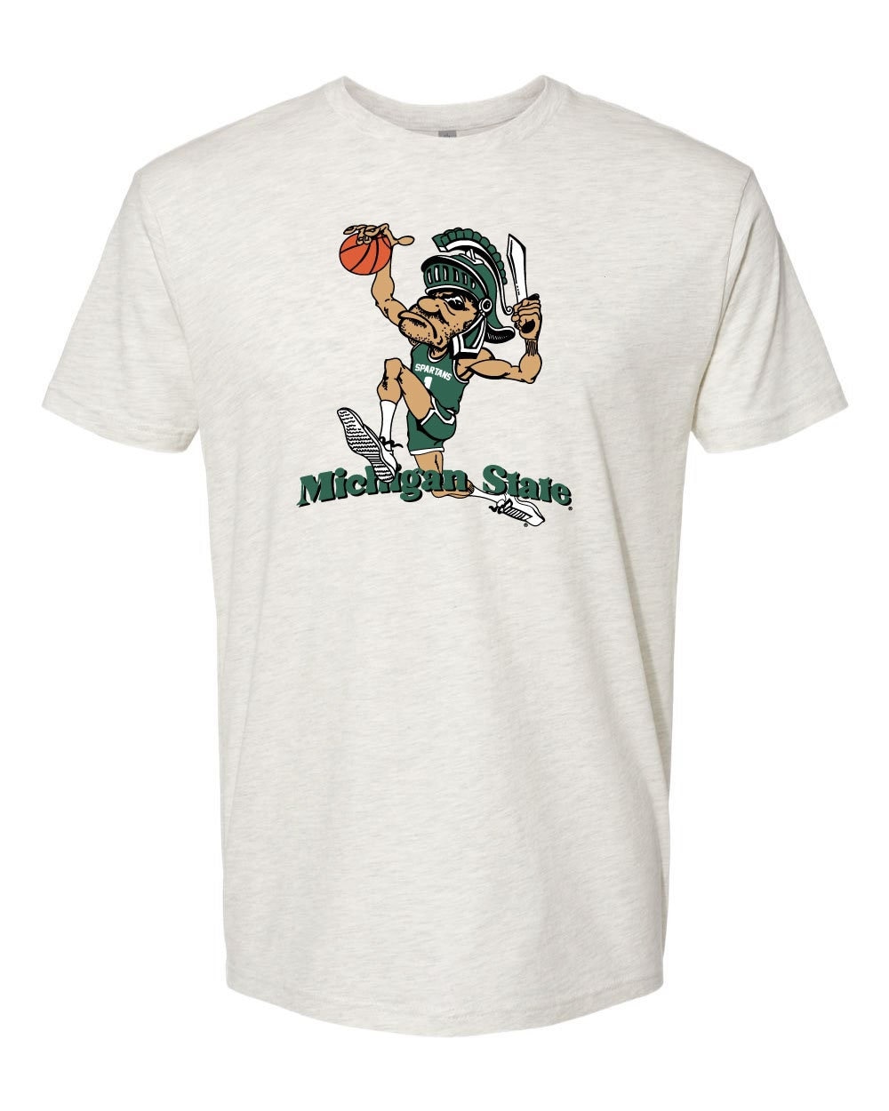 Michigan State Spartans Vintage Dunking Gruff Sparty MSU T-shirt