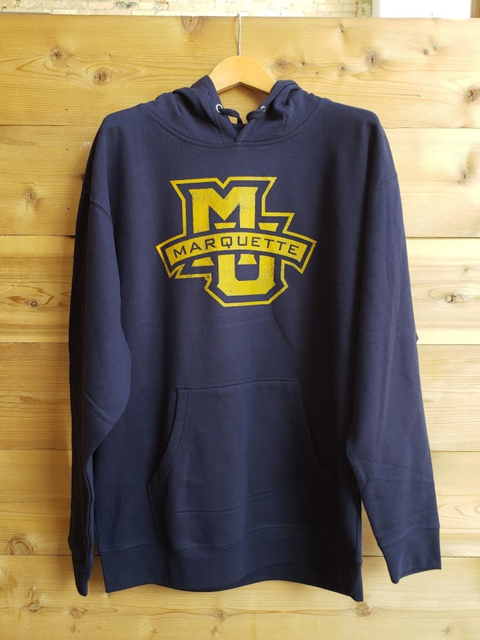 Marquette University Golden Eagles Navy Hoodie Sweatshirt | Etsy