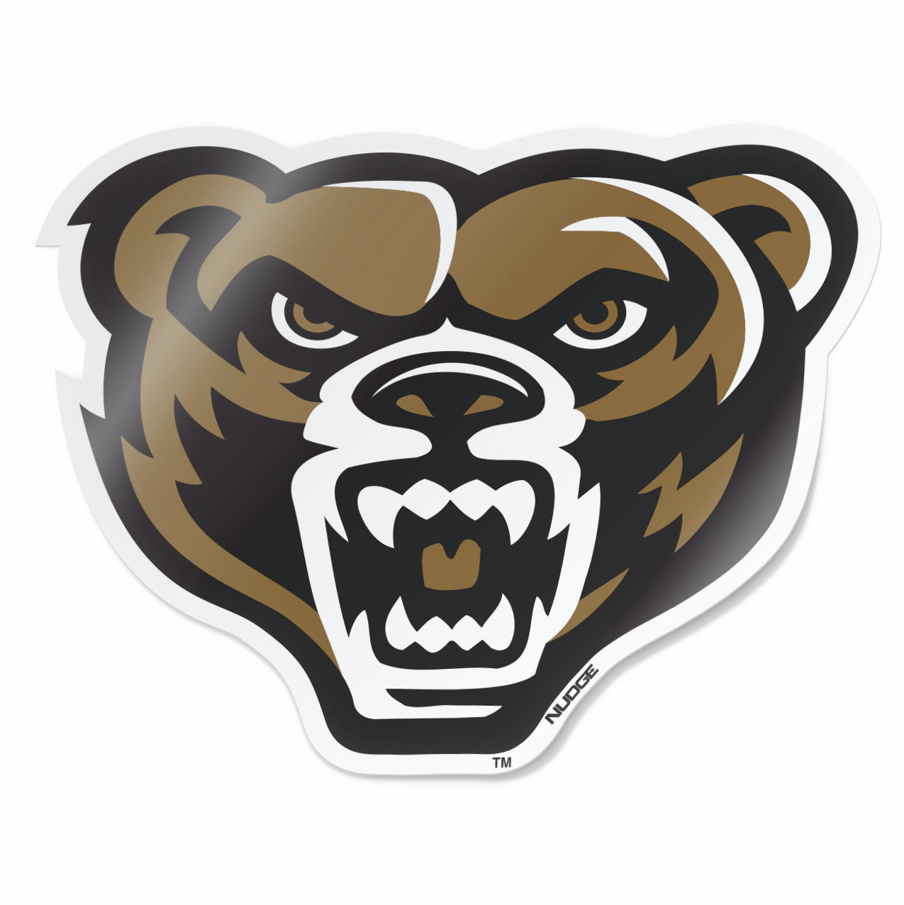 Oakland University Golden Grizzlies NCAA Vinyl Decal Laptop Water