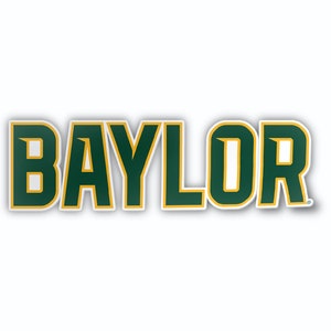 Baylor Bears Block 'Baylor' Car Decal