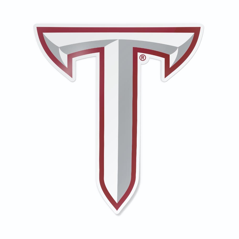 Troy University Trojans Sword T Primary Logo Car Decal Bumper Etsy