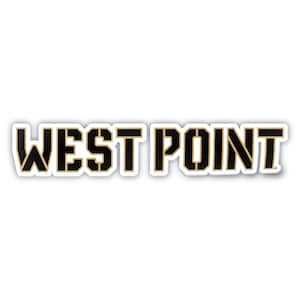 Army West Point Black Knights with Wordmark Car Decal