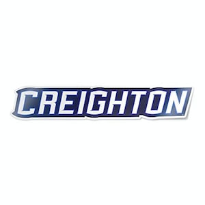 Creighton University Bluejays Wordmark Logo Waterproof Decal Sticker for Cars, Laptops, Windows, Water Bottle and Coolers