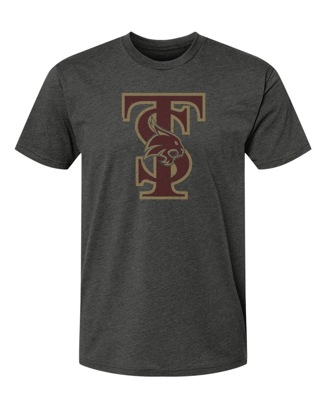 Texas State University Shirt TXST Bobcats Interlocking TS Logo