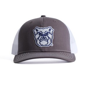 Butler University Hat Bulldogs Embroidered Patch Trucker Hat Baseball Cap Richardson 112 Snap-back Closure