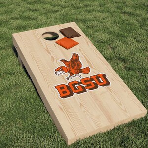 Bowling Green State University Vintage Falcon Corn Hole Decal