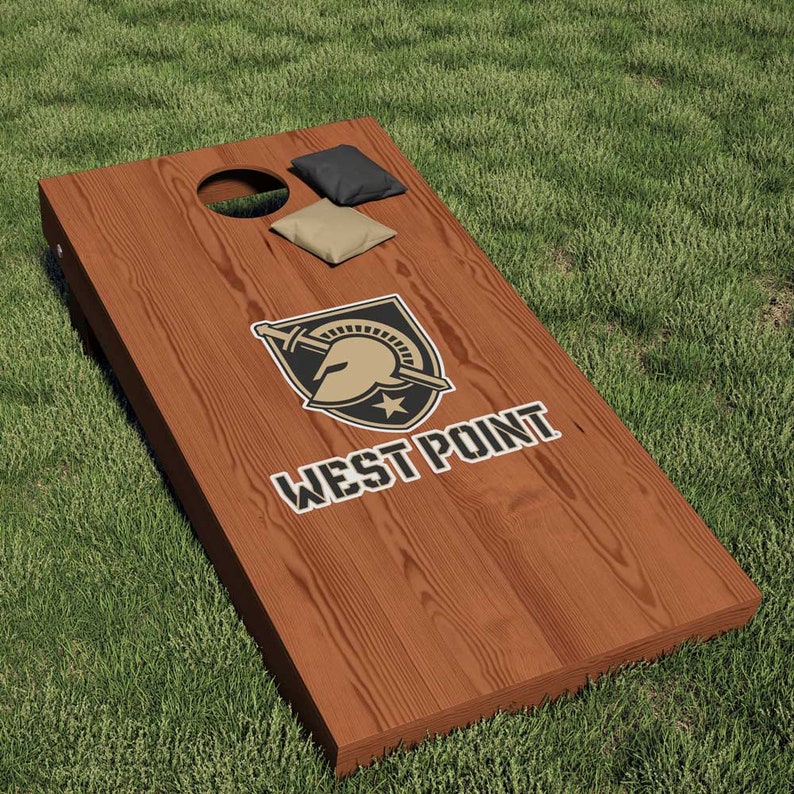 West Point US Military Academy Car Decal - Black Knights Eagle Shield Logo, Weatherproof Vinyl, 4x4 Inches