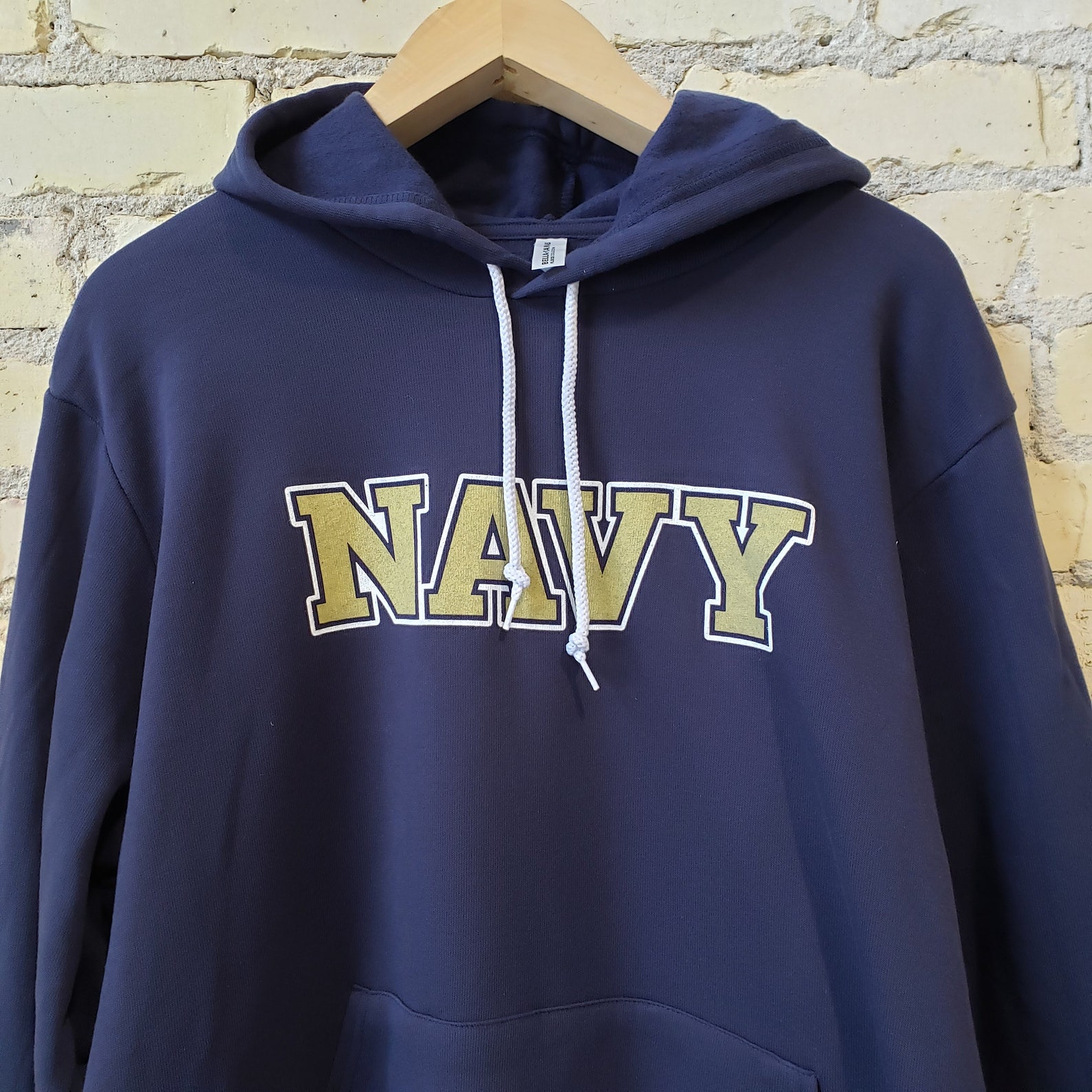 Navy Sweatshirt US Naval Academy Block NAVY Logo Hoodie - Etsy