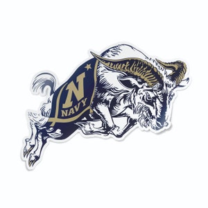 US Naval Academy Goat Logo Car Decal